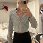 Brandy Melville Cropped Zip Up Photo 2