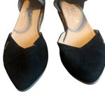 Viscata Montroig Canvas Espadrille Flats Black Velvet Metallic Buckle Size 37 Photo 3
