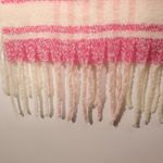 Free People NWT  Gemini Plaid Blanket Scarf in Petal Photo 8