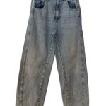 We The Free  Aster High Rise Straight Baggy Wide Leg Blue Jean Barrel Inspired 31 Photo 0