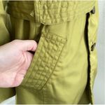 Ropé Picnic Green Belted Trench Coat Size 38/Small Green Photo 7