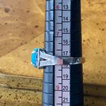 Sleeping Beauty Turquoise Tanzanite Sterling Silver Ring Size 8 Blue Photo 8