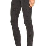 Mother The Double Fray Charmer Written in the Stars Embroidered Skinny Jeans 27 Black Photo 0