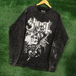Ghost Papa Emeritus IV Heavy Metal Band Mineral Wash LS Shirt Size Large Photo 2