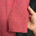 Loft  Dress Womens Large Orange Cowl Neck Sweater Dress Long Sleeve Knee Length M Photo 5