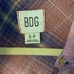 BDG Urban Outfitters Small Women's Plaid Button-Down Shirt EUC Photo 1