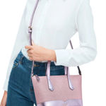 Kate Spade  Lola Glitter Satchel Pink Leather Metallic crossbody Photo 0