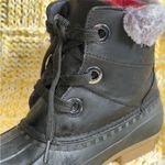 Tommy Hilfiger Women's Black Lace-Up Winter Boots Photo 6