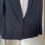 Maje Black Blazer with Shawl Collar Photo 3