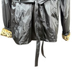 Women's Endurance Marcelle Renee Jacket Size 3X Black with Leopard Faux Fur Photo 2