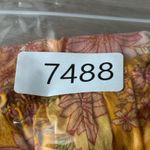 American Eagle  Babydoll Dress M Floral Yellow Orange Pink Boho Hippie Peasant Photo 9