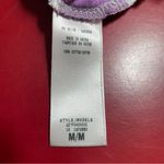 Guess  Jeans Baby Tee Womens M Pink Gray Stripe Cotton Fitted Y2K Style Retro Top Photo 4