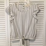 Sweet Wanderer (3 for $25) NWT  Black And White Striped Blouse Photo 0