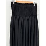 Sans Souci  Womens Black Strapless Dress Smocked Resort Minimal Vaca Date Night S Photo 3