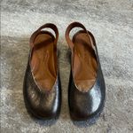 Gentle Souls Gretchen Ballet Flats Womens 8 Gold Silver slingbacks leather Photo 1