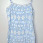 Skylar + Madison Skylar +‎ Madison Blue White Mini Dress Size Large Photo 0