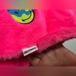 Young Adult SMILEY Small Sherpa Tote Bag Crossbody Neon Smiley Face Y2K Hot Pink Photo 6