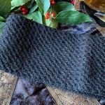 Beautiful 100% 🇺🇸HANDMADE CROCHETED & WOOL warm headband Black Photo 0