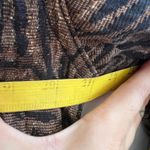 Charter Club Vintage Brown Tapestry Jacket Animal Print Boho Y2K Retro Indie Sleaze Large Photo 4