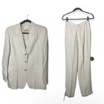 Missoni Donna SZ 10 white pinstriped suit set Photo 1