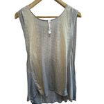 Lululemon Salutation To Savasana Tank Misty Stripe Burnout Cashew Ambient Grey Photo 1