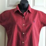 Ralph Lauren Ralph  Red Checkered Sleeveless Plaid Blouse Size Large  EUC #6912 Photo 2