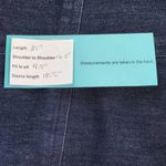 Cato  Dark Wash Denim Jacket Size Large 3/4 Sleeve Denim Blazer Photo 9