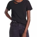 n:philanthropy  Black Distressed Short Sleeve Cotton T-Shirt NWT MEDIUM Photo 7