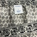 Old Navy  Black and White Tiered Peasant  Blouse Photo 8