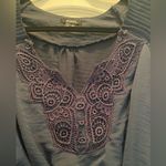 XOXO Fun navy blouse! Size S! Photo 3