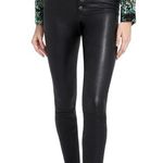 Alice + Olivia  Leather Jeans Photo 0