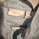 Chico's  Light Blue Denim Shirt for women s Photo 5