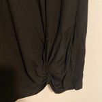 Crazy Train  Black Pocket Gathered Tee Photo 4