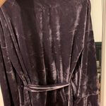 Forever 21 NWOT Velvet robe style tie top Size Small Photo 5