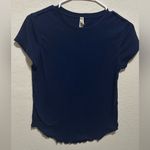 Free People Intimately  Navy Blue Baby Tee Size Medium Stretchy Photo 1