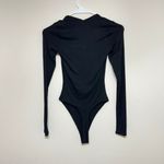 Naked Wardrobe  Black Long Sleeve Sculpt Bodysuit XS NEW Photo 6