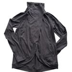 Lululemon Rulu Rally Wrap Black Size 4 Jacket Cardigan Gym Walking Mid-Length Photo 2