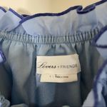 Lovers + Friends  Blue off shoulder cinched top Photo 4