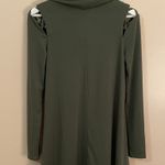 C/MEO COLLECTIVE C Army Green Cowl-Neck Tunic Dress Photo 1
