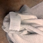 Elan  Cropped Collared Womens Small Gray Casual Sweatshirt Photo 2