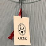 Cider Round Neckline Solid Knotted Ruched Mini Dress Photo 2