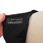 C/MEO COLLECTIVE Counting Stars Top Black Sheer Sleeve Peplum Keyhole Medium Photo 12