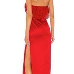 Lovers + Friends / Revolve Sylvia Strapless Gown in Flame Scarlet NWOT Photo 6
