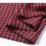Houndstooth Red Black Skinny Scarf New University of Alabama Photo 1