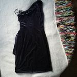 Eliza J one shoulder velvet embellished dress 8 Photo 7