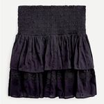 J.Crew 🖤 Black Smocked Ruffle Mini Skirt Photo 3