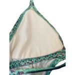 Lascana One Piece Swimsuit Paisley Floral Cutout Sides Halter Plunge Beach Swim Blue Size 2 Photo 9