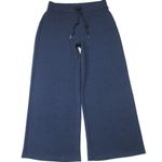 Spanx NWT  50239Q AirEssentials Wide Leg in Navy Airluxe Knit Pants L Petite Photo 0