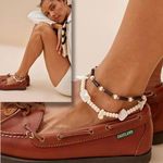 Free People Ariana Ost Bohemian Shell Beaded I Just Need You Anklet NWT Summer Photo 0