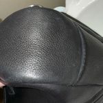 MARGOT New York Leather Handbag Gold Zip Top Women's Black Hobo Shoulder Bag Photo 10